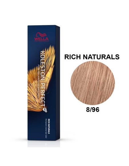 Wella Koleston Perfect ME+ naturales intensos 8/96 rubio claro cendré violeta 60 ml