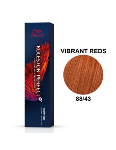Wella Koleston Perfect ME+ rojos vibrantes 88/43 rubio claro intenso cobre dorado 60 ml