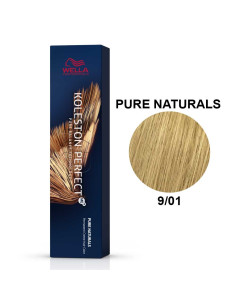Wella Koleston Perfect ME+ naturales puros 9/01 rubio muy claro natural ceniza 60 ml
