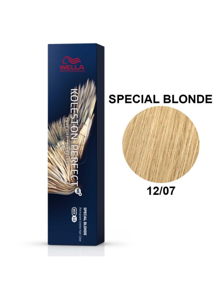 Koleston Perfect ME+ Loiros Especiais 12/07 Louro Superaclarante Marron 60ml - Wella Professionals Wella Koleston Perfect