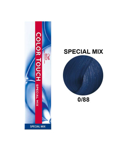 Color Touch Mistura Especial 0/88 Mix Azul Intenso 60ml - Wella Professionals Colour Touch