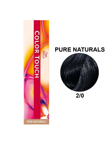 Color Touch Naturais Puros 2/0 Negro Natural 60ml - Wella Professionals Colour Touch