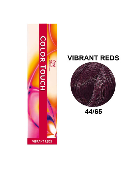 Color Touch Vermelhos Vibrantes 44/65 Castanho Médio Intenso Violeta Acaju 60ml - Wella Professionals Colour Touch