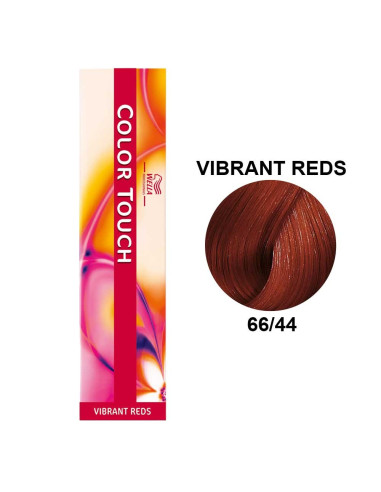 Color Touch Vermelhos Vibrantes 66/44 Louro Escuro Intenso Cobre Intenso 60ml - Wella Professionals Colour Touch