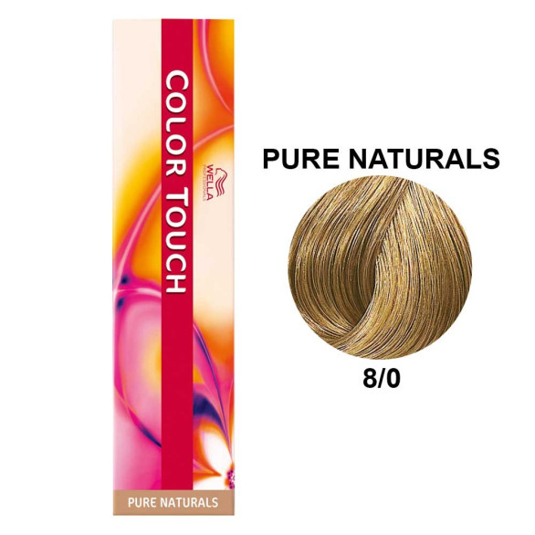 Wella Color Touch naturales puros 8/0 rubio claro natural 60 ml