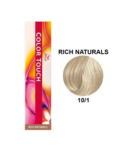 Color Touch Naturais Ricos 10/1 Louro Super Claro Cinza 60ml - Wella Professionals Colour Touch