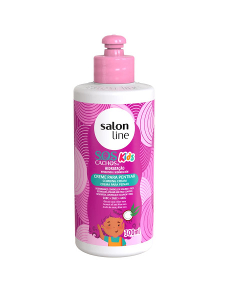 Creme Pentear Kids Hidratação SOS Cachos 300 ml- Salon Line Creme de Pentear Salon Line