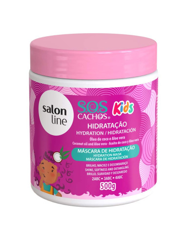 Máscara Kids Hidratação SOS Cachos 500 ml- Salon Line Salon Line