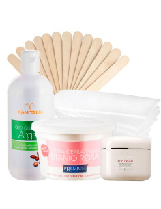 Kit Depilação Sensitive 2.0 DIY - EUFICOEMCASALINDAEMARAVILHOSA Kit para Estética 