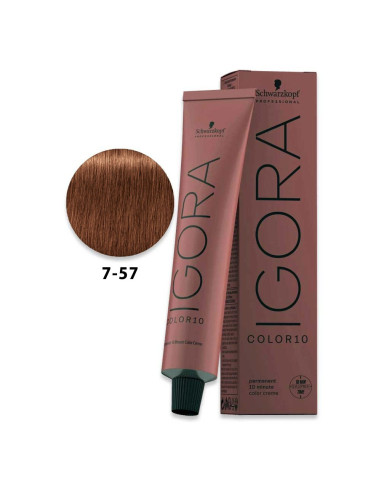 Igora Color10 7.57 60ml Schwarzkopf Coloração Permanente da Igora