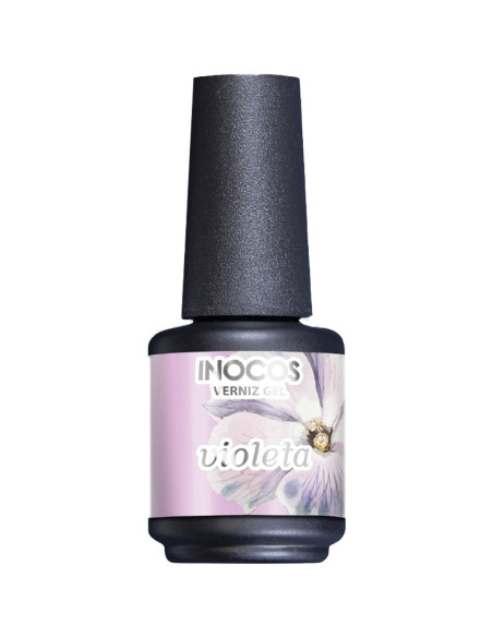 Verniz Gel Violeta 15ml - Coleção FLORA INOCOS INOCOS Verniz Gel