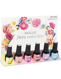 Coleção Verniz Gel + Bloco Laranja - FLORA INOCOS INOCOS Verniz Gel 2