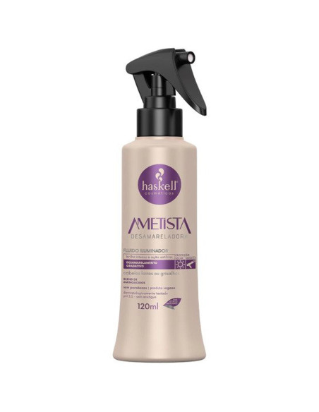 Fluído Leave in Ametista p/Cabelos Loiros 120ml - Haskell Haskell Ametista