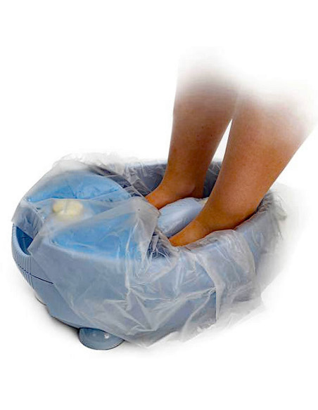 Protectores de cubeta de pedicura sin elástico, 100 unidades