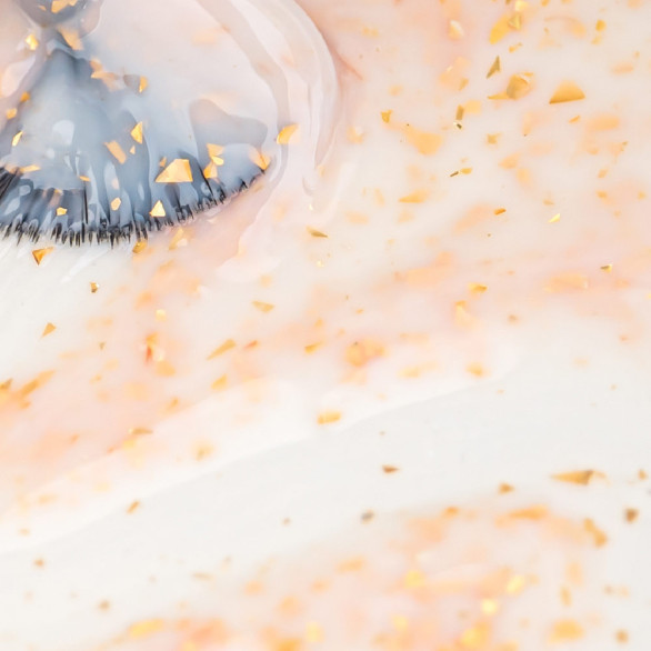 INOCOS Potal Flakes blanco lechoso con flakes oro