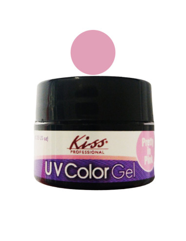 Gel de Cor KISS UV Color Gel Pretty in Pink 7gr Manicure e Pedicure Outlet