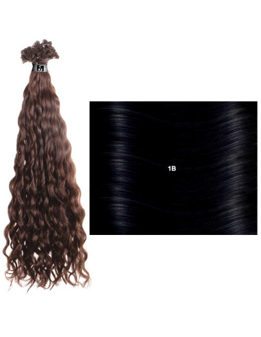 Extensões Encaracoladas (55/60cm) com Queratina SHE Extensões de Cabelo