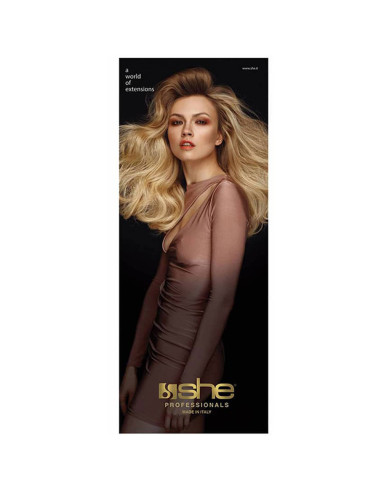 Póster 50x125 cm SHE | SHE Hair Extensions Acessórios para Extensões