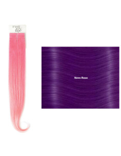 SHE extensiones lisas adhesivas Fantasy Colours, tono Novo Roxo, 35/40 cm, 4 piezas