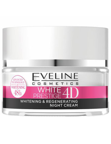 Creme de Noite Regenerante White Prestige 4D 50 ml - Eveline Cosmetics Creme de Rosto