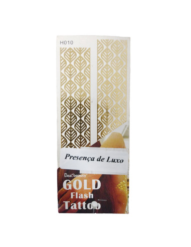 Tatuagem temporária nº13 Dourado Maquilhagem Outlet