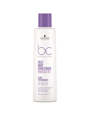 Condicionador Schwarzkopf Bonacure Frizz Away 200ml Anti Frizz Schwarzkopf BC Frizz Away