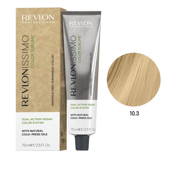 Revlonissimo Color Sublime 10.3 rubio muy claro dorado 75 ml