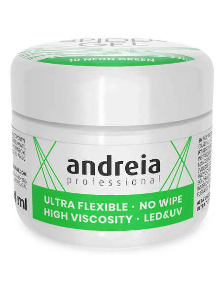 Andreia Spider Gel 10 verde neón