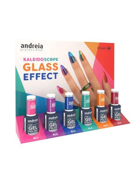 The Gel Polish Andreia - Kaleidoscope Glass Effect Collection The Gel Polish Andreia