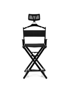 Silla profesional de maquillaje con reposacabezas