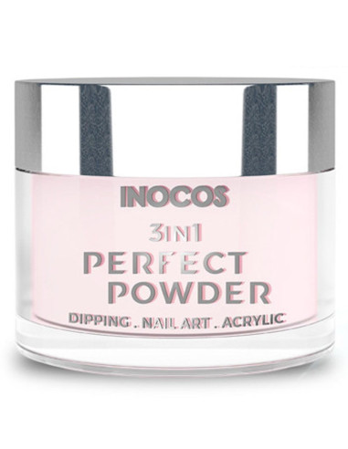 Base 07 Rosa Bebé Vidro 20g Perfect Powder 3 IN 1 Inocos INOCOS Pó de Imersão