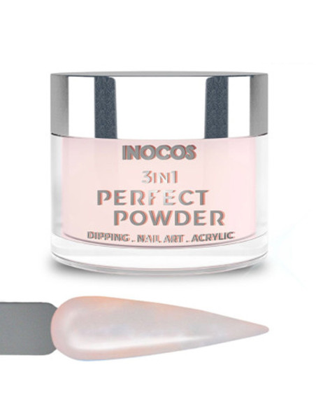 Base 07 Rosa Bebé Vidro 20g Perfect Powder 3 IN 1 Inocos INOCOS Pó de Imersão