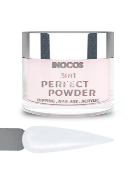 Base 06 Rosa Bebé Transparente 20g Perfect Powder 3 IN 1 Inocos INOCOS Pó de Imersão