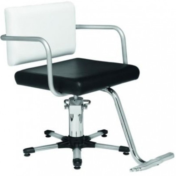 Sillón hidráulico de peluquería C2 con reposapiés