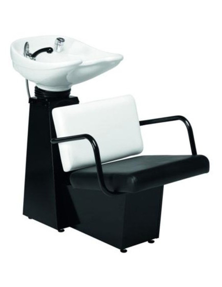Lavacabezas W2 con lavabo blanco