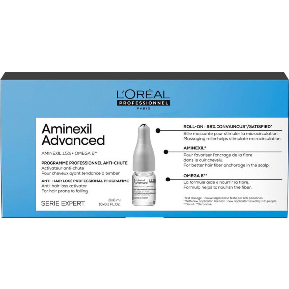 L'Oréal Aminexil Advanced ampollas 10 x 6 ml