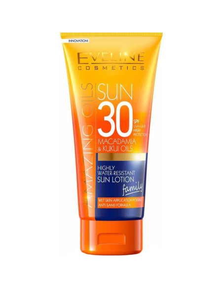 Protetor Solar Eveline Cosmetics Amazing Oils 200ml SPF30 Protetor Solar