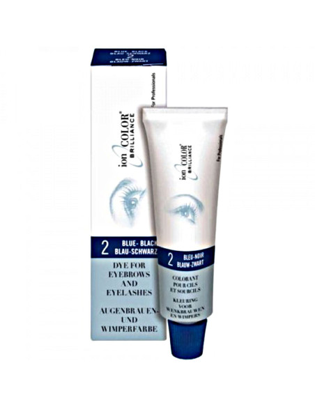 IONCOLOR Brilliance tinte de cejas y pestañas 2 azul, 15 ml