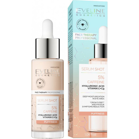 Eveline Serum Shot cafeína, contorno de ojos 30 ml