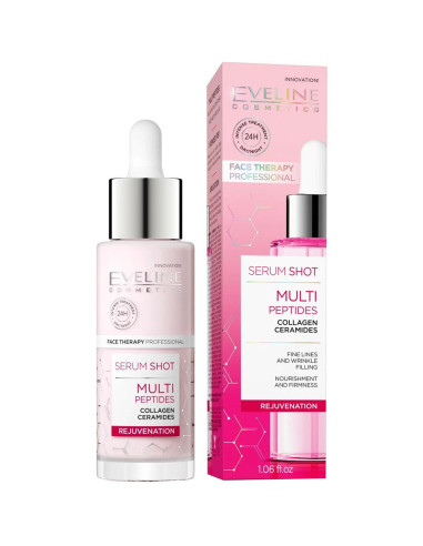 Sérum Rejuvenescedor Eveline Cosmetics SERUM SHOT 30ml Multipeptídeos Sérum Rosto