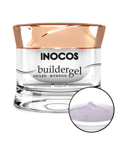 Gel Construção Violeta Transparente Alta Viscosidade 50gr Inocos Gel Construção Alta Viscosidade