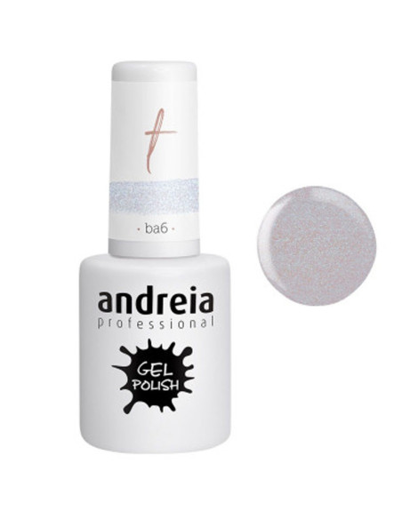 Esmalte semipermanente Andreia Ballet BA6 transparente con reflejos azules 10,5 ml