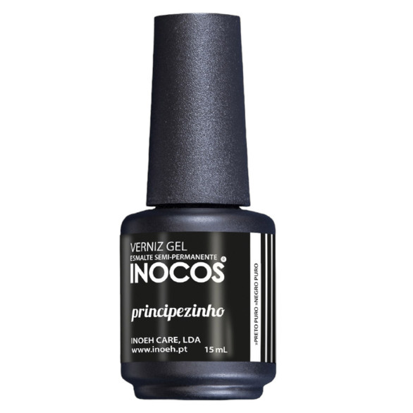 Inocos Principezinho esmalte semipermanente negro puro, 15 ml
