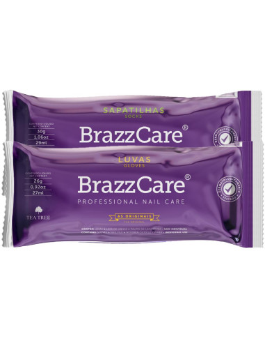 Trial Kit BrazzCare (1 manicure + 1 pedicure) - BalbPharm Institute Descartáveis Manicure