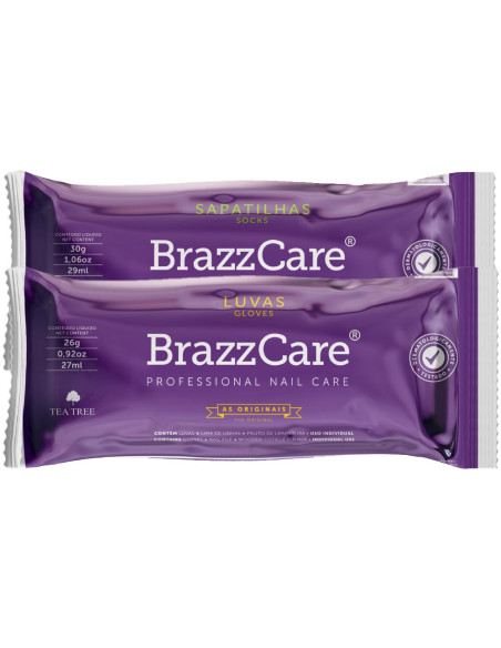 Trial Kit BrazzCare (1 manicure + 1 pedicure) - BalbPharm Institute Descartáveis Manicure