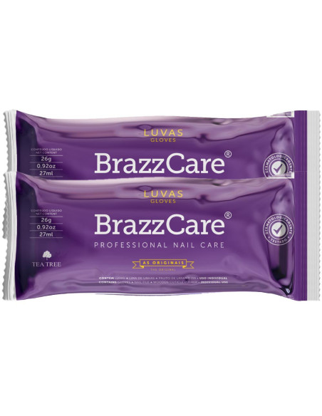 Trial Kit BrazzCare Manicure Emb. 2un - BalbPharm Institute Descartáveis Manicure