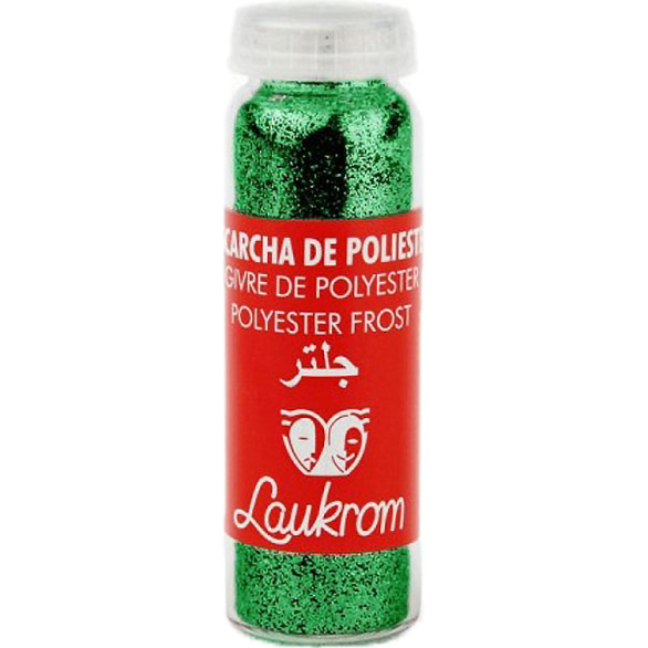 Laukrom purpurina suelta verde 8 g
