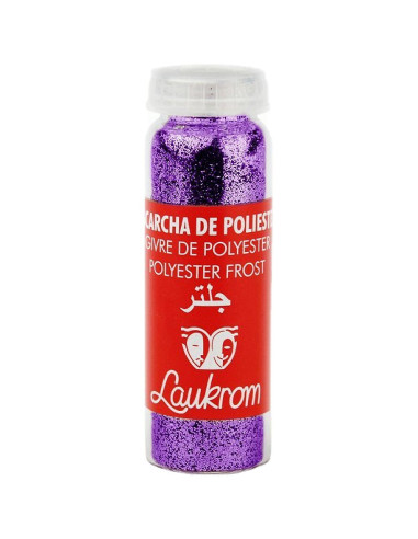 Purpurinas Soltas Laukrom em Violeta 8gr Maquilhagem Outlet