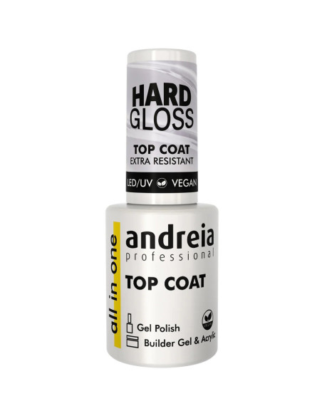 Top Coat All in One Hard Glos Andreia Profissional Extra Resistant 10.5ml