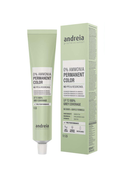 Coloração Cabelo da Andreia Profissional 8.74 Louro Claro Permanente Vegan 100 ml Tinta Sem Amoníaco Permanente da Andreia Profi